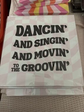 Dancin' and Singin' decor 70s party - Fun Groove Design lot of 4
